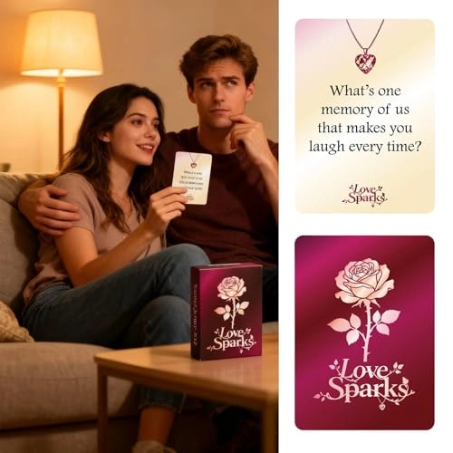 Card Game for Couples - 50 Cards (Italian)