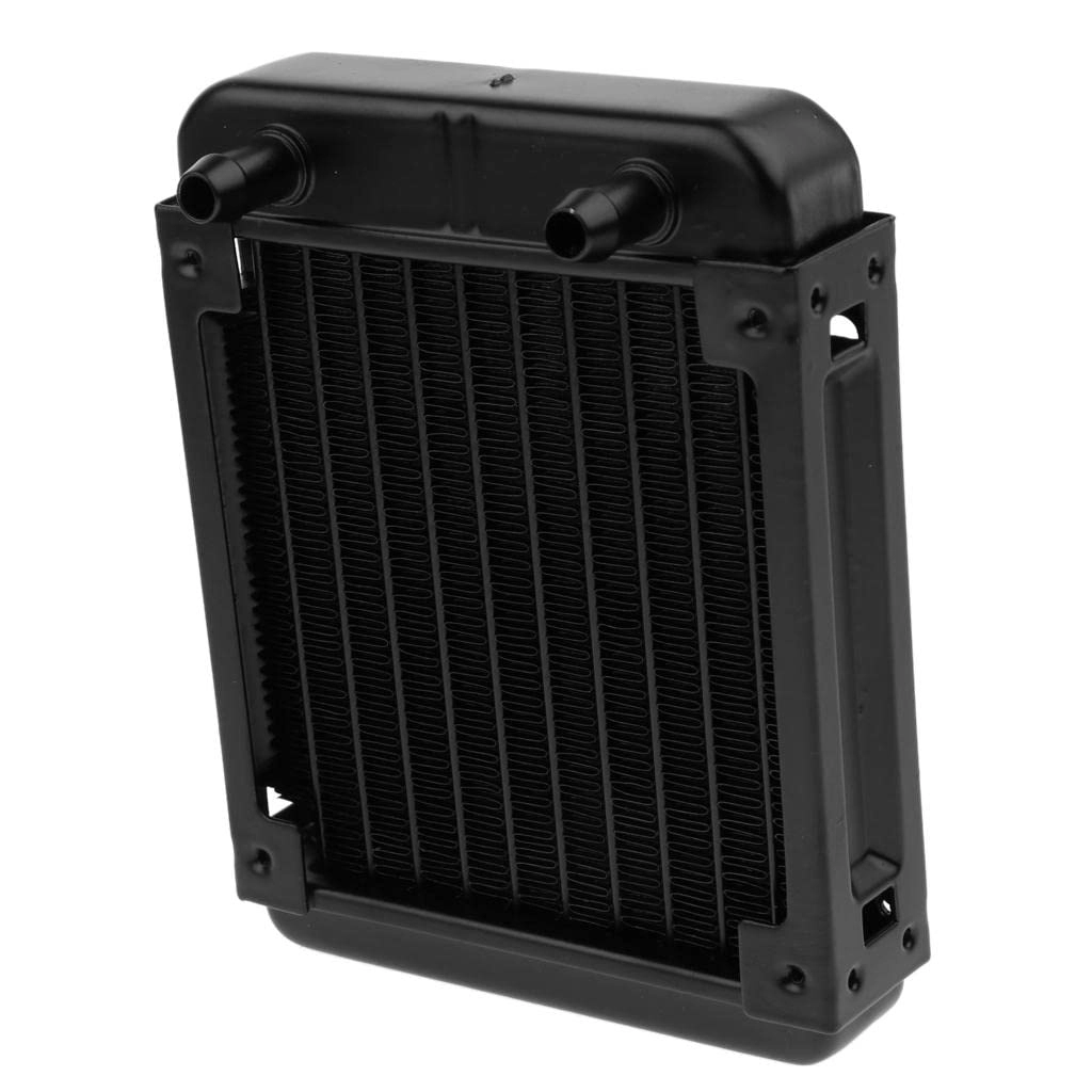 Aluminum Radiator Water Heat Exchanger - 10Pipes 120mm Straight Mouth