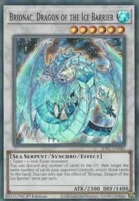 Yu-Gi-Oh! Dragon Brionac, Dragon of The Ice Barrier - SDFC-EN043 1st Edition