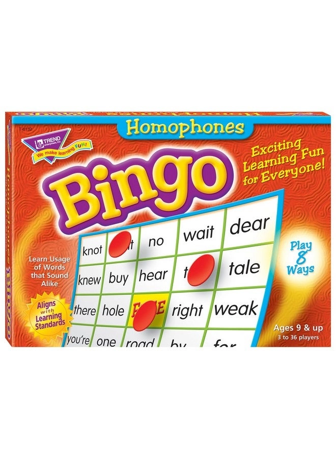 Trend Enterprises Homophones Bingo