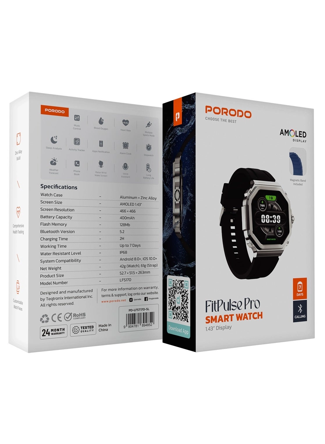 FitPulse Pro Aluminum + Zinc Alloy