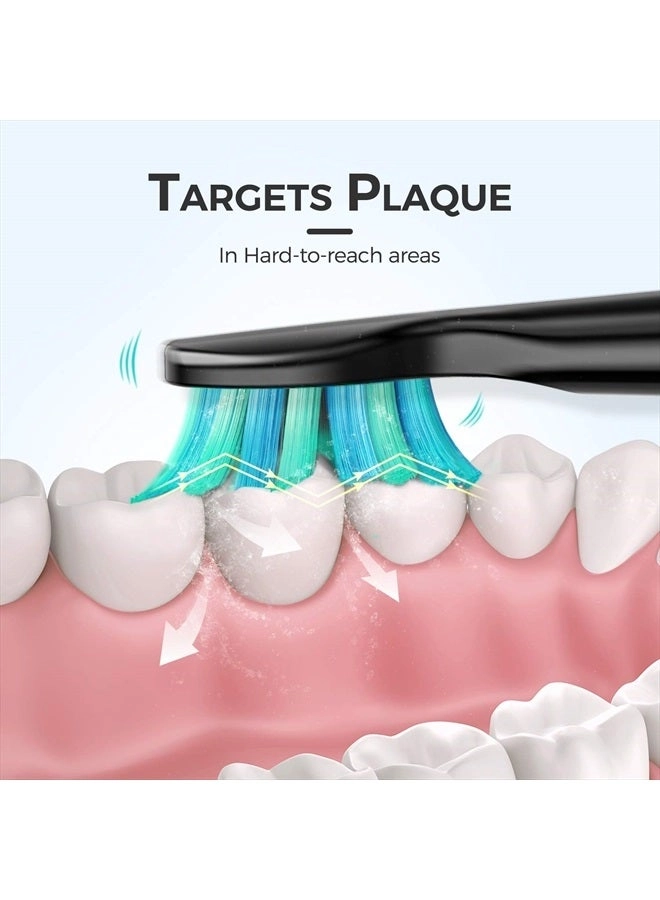 Replacement Brush Heads - Pack of 6 Black