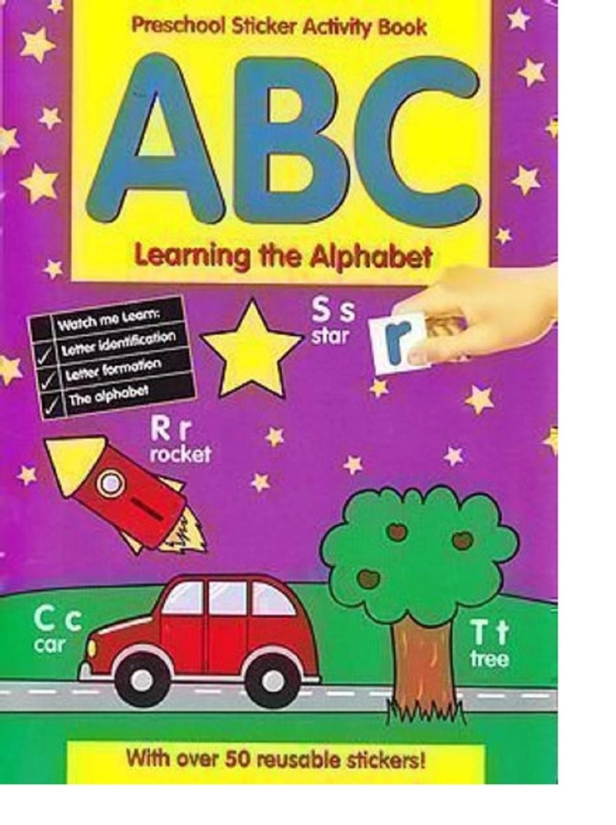 Preschool Sticker Book Reusable 50 pcs