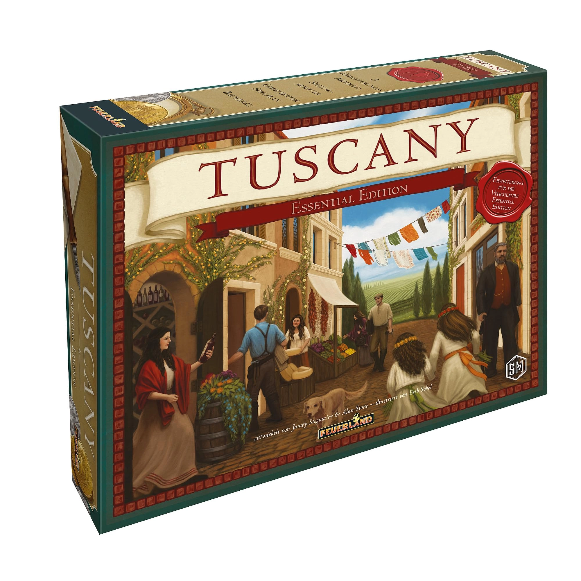 Feuerland Spiele Viticulture: Tuscany Essential Edition (German)