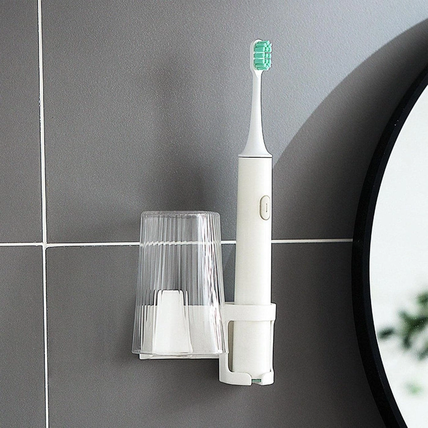 Toothbrush Wall Holder - Wall Mounted 2 Pcs