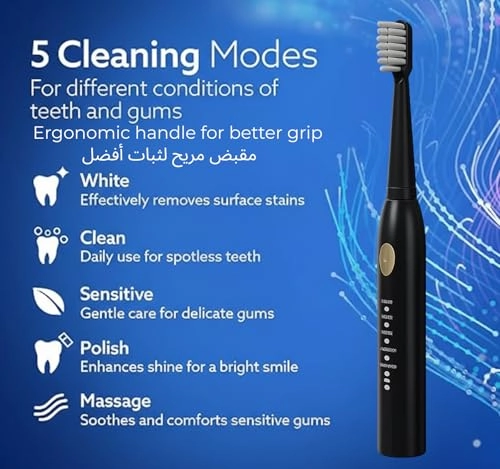 FVBD348 - Five Modes 25 Days Battery 2 Brush Heads