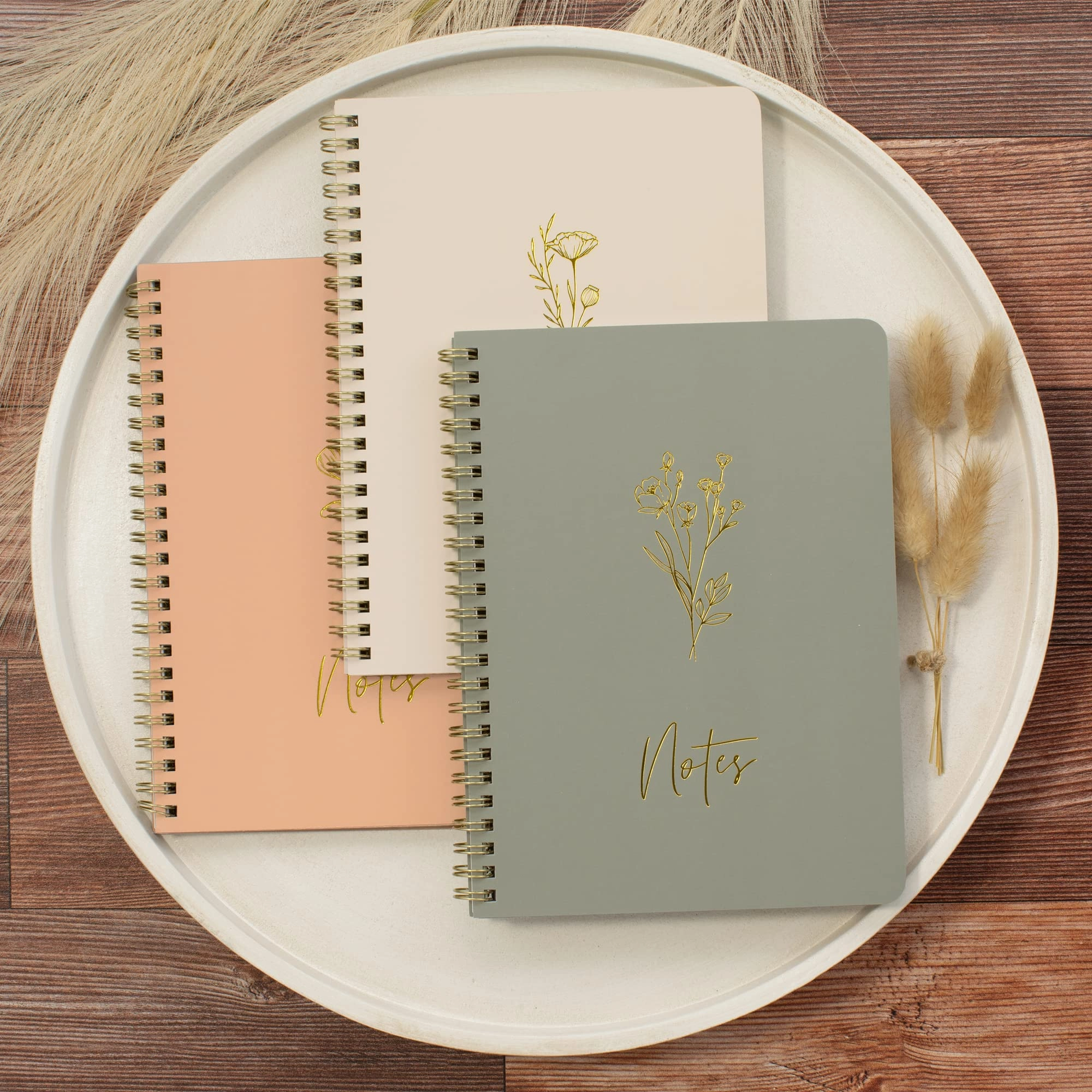 Aesthetic Spiral Notebook Large Spiral - Lined 100 Pages