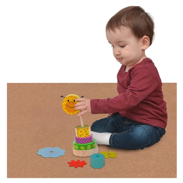 Giraffe Stacking Rings - 1+ 10 Pcs