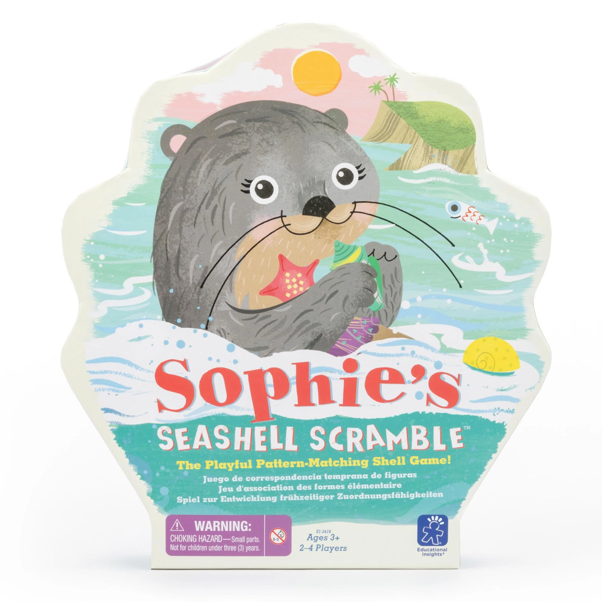 Educational Insights Sophie's Seashell Scramble - 36 months - 10 years 120 pieces