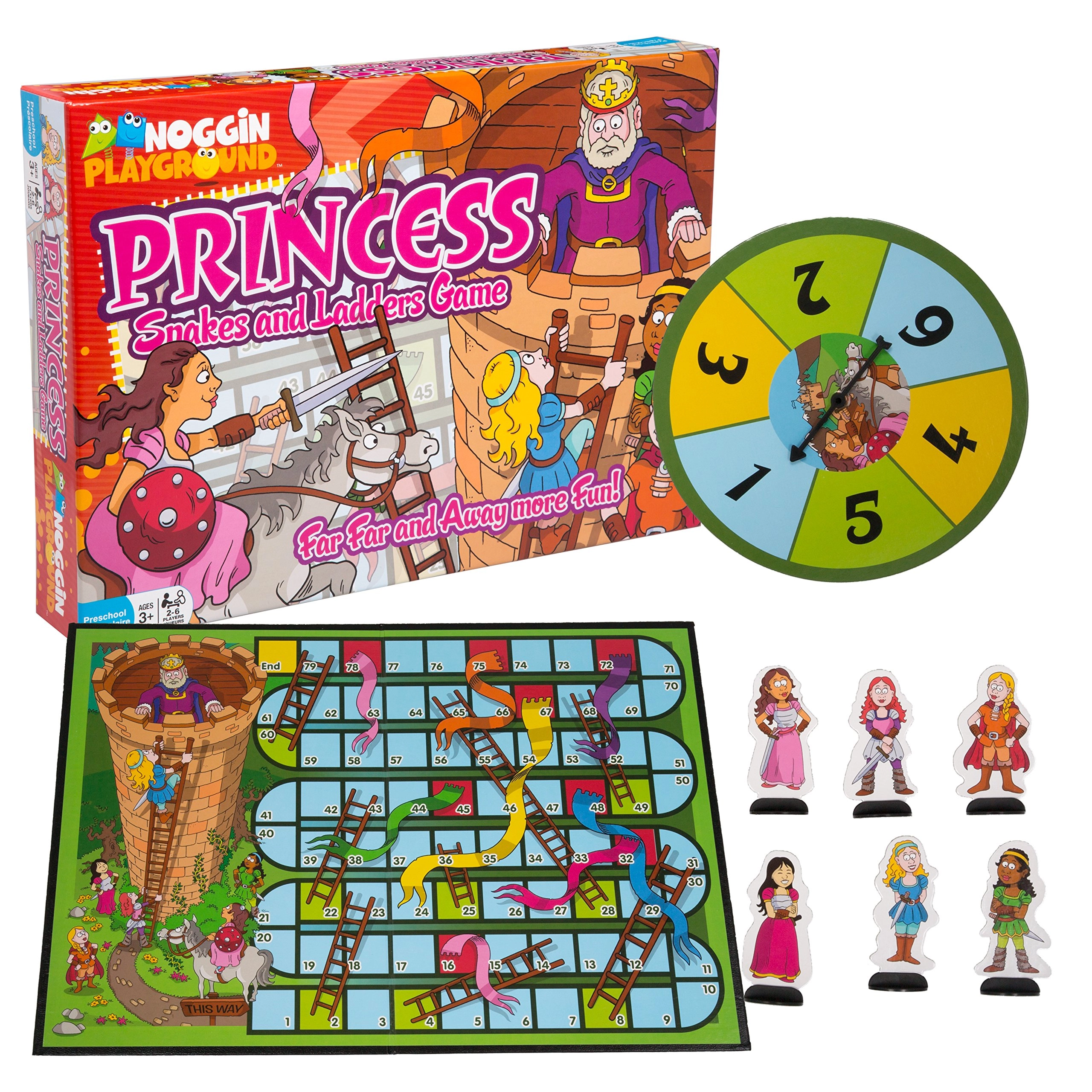 Outset Media Princess Snakes and Ladders - 3+