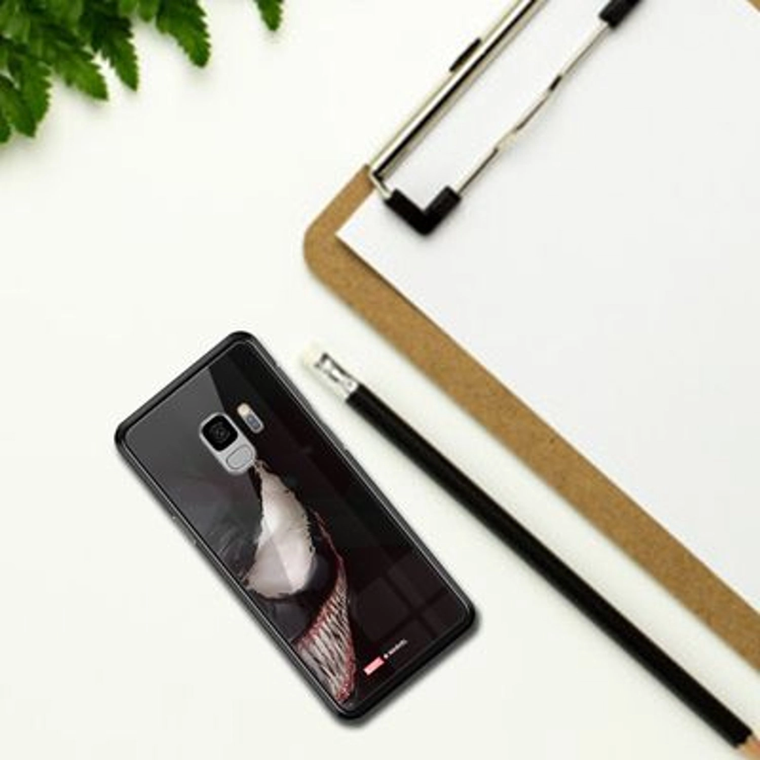 Venom Half Profile Face Back Case for Galaxy S9