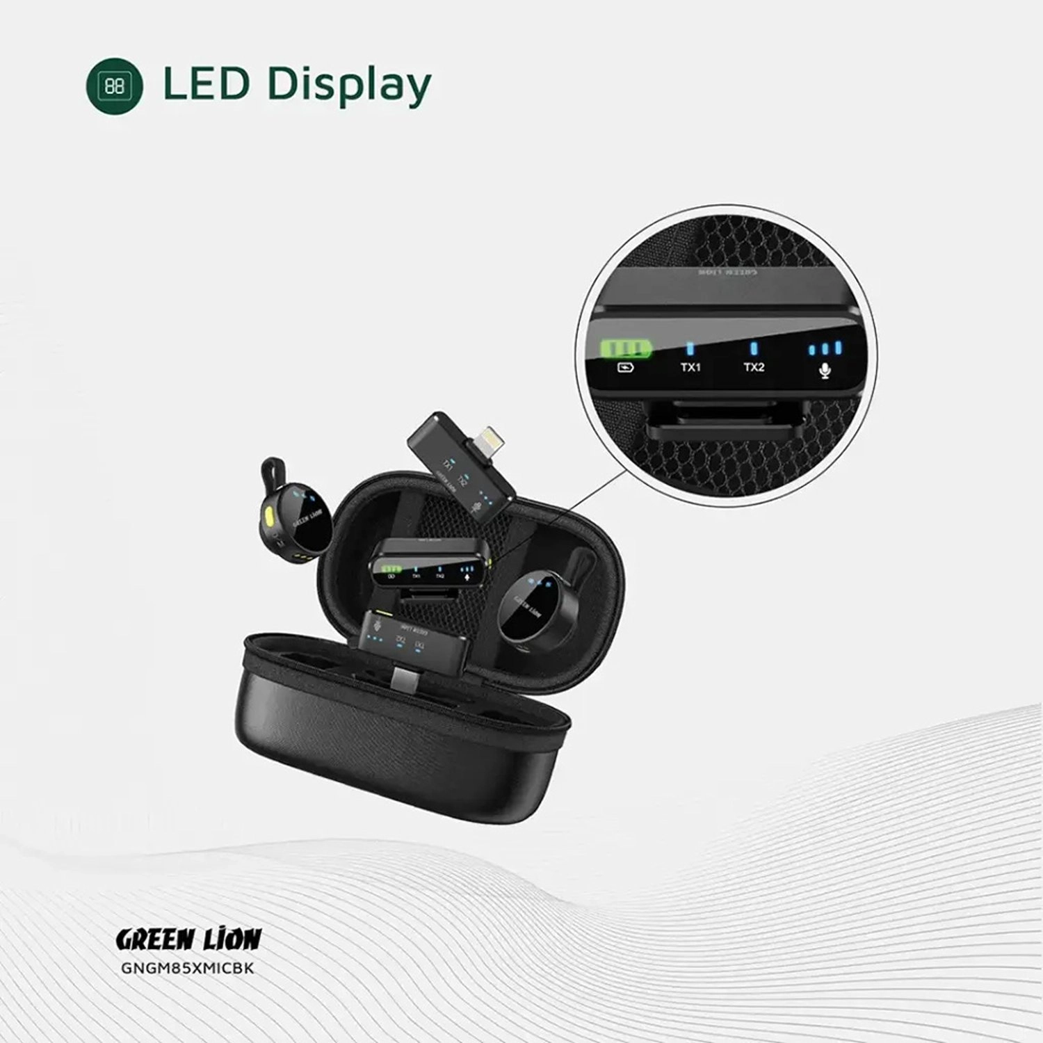 GM-85X USB+Lightning+Wireless Microphone