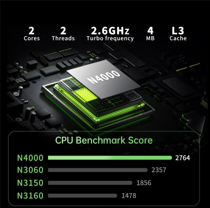 ECOBOOK - 15.6'' N4000 8GB DDR4 256GB SSD