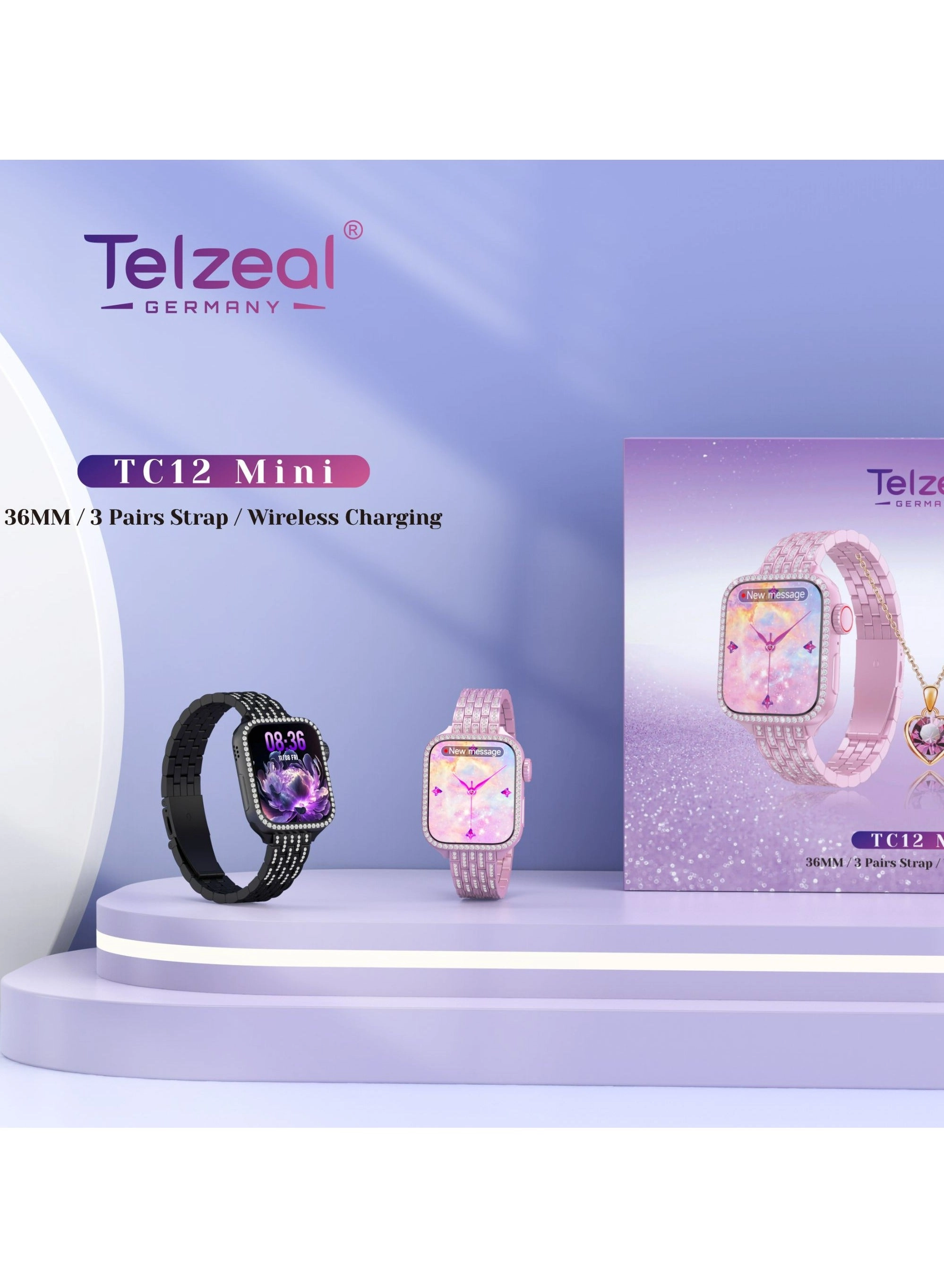 Telzeal TC12 Mini 36mm space aluminum