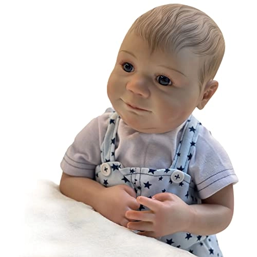 Rebirth Baby Doll - 20 Inch Vinyl Cotton Body Blue Eyes