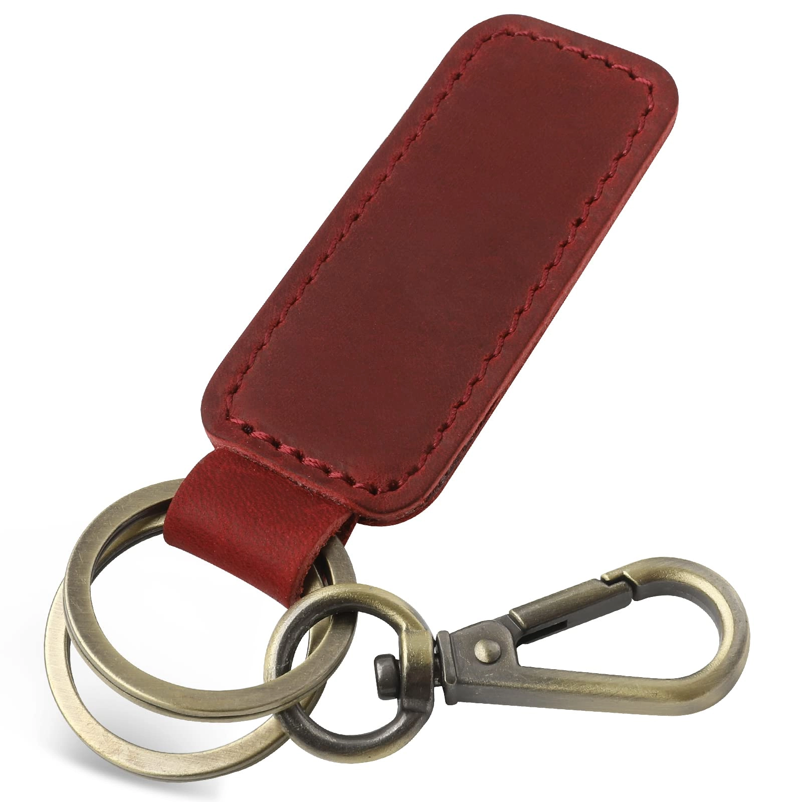 Leather Keychain - Car