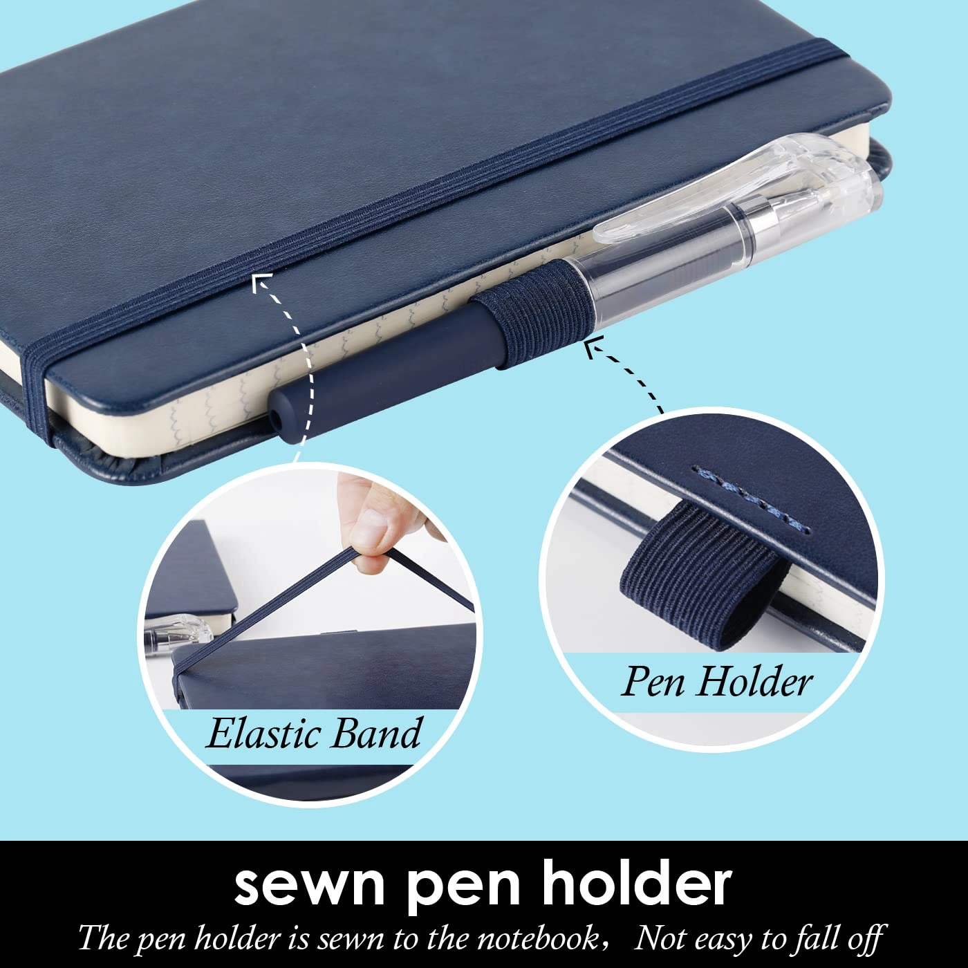 Small Notebook Journal - 68 Sheets 3 Pack Ruled