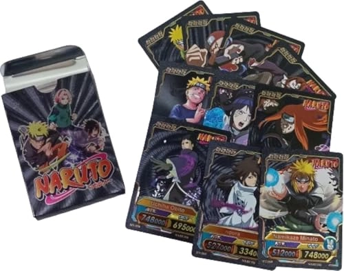 Naruto Anime Unique Card Desk Pack Black Edition - 55pcs