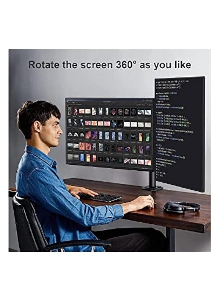 Dual Monitor Mount - 2 Monitors 32 inches 75mm or 100mm