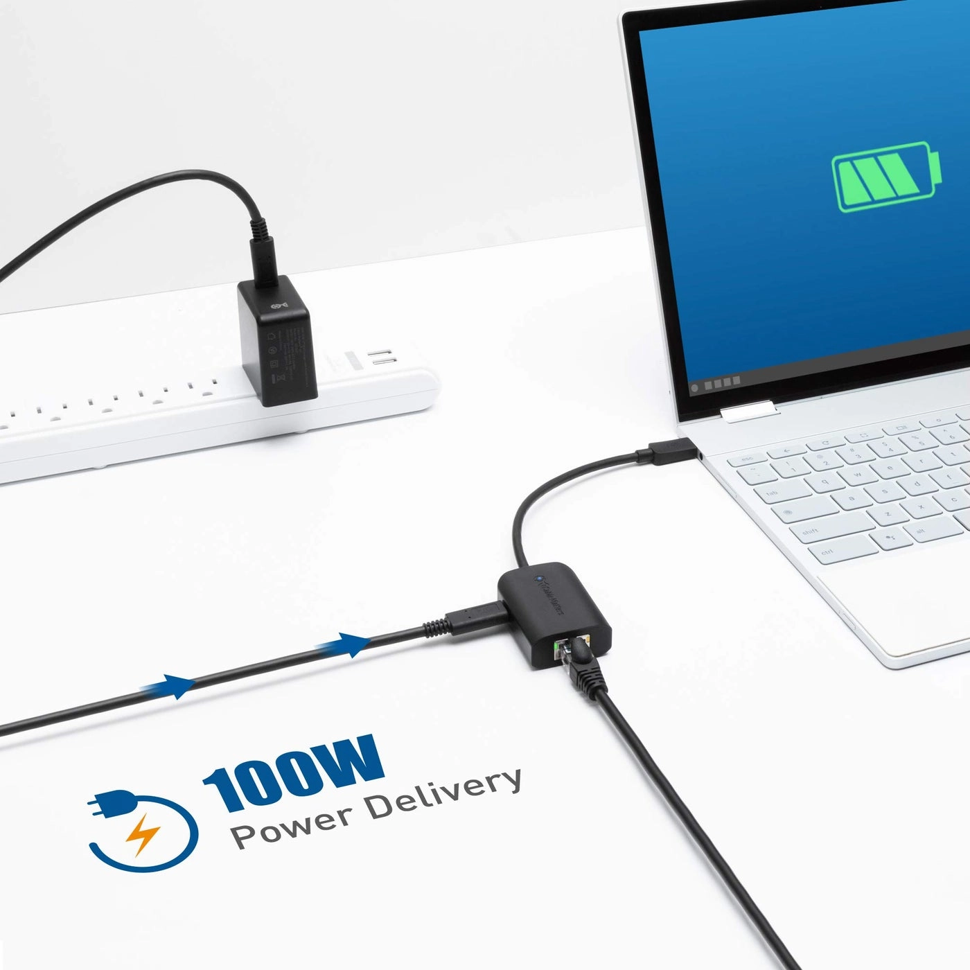 Charge Cable 100W Ethernet to USB-C