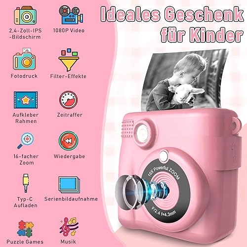 ABS-681 - 1080P 2.4 Inch Screen Instant Print