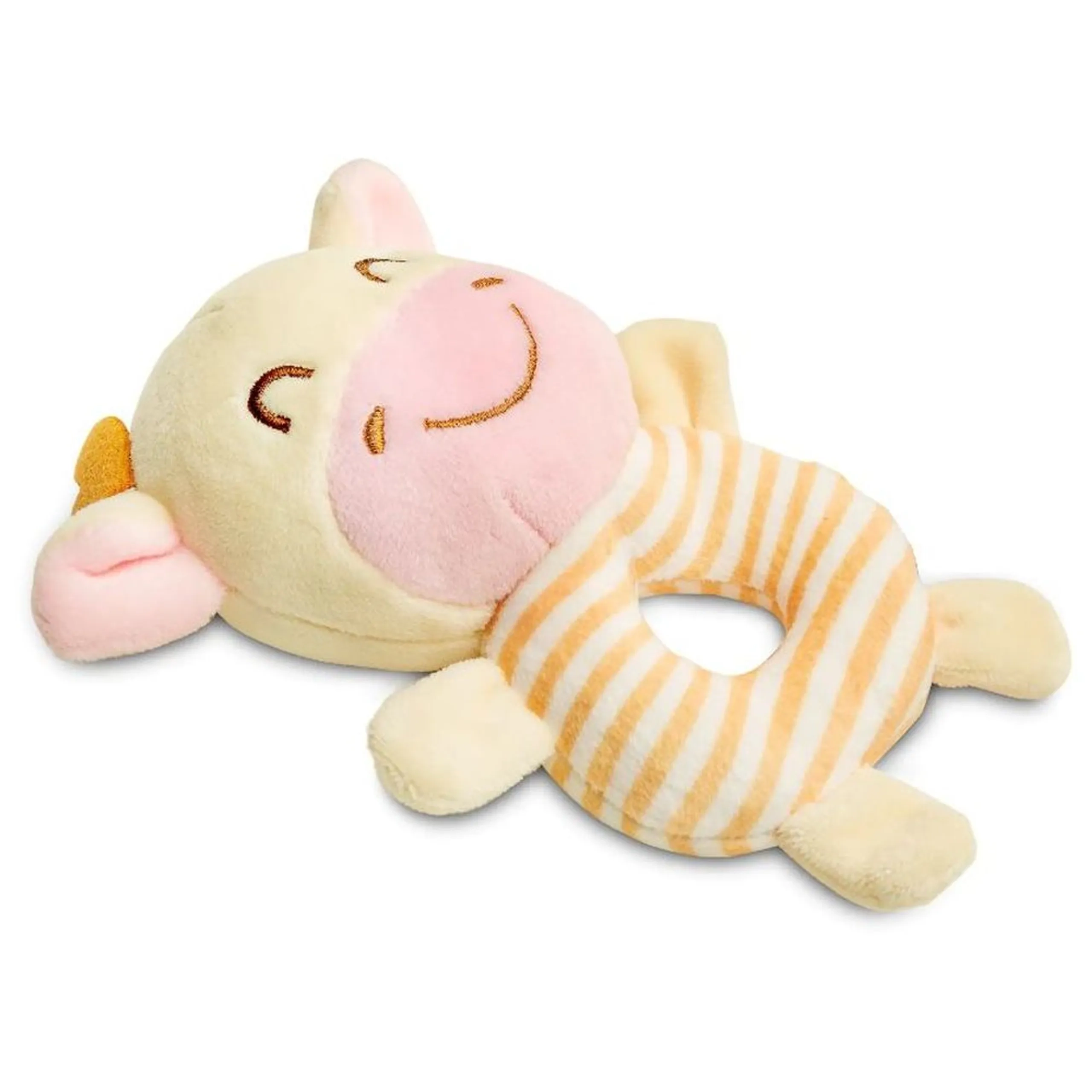 Baby Crib Soft Stuffed Rattle Pacifying Toy - Suitable for 3 months and above soft, high-quality plush material Giraffe