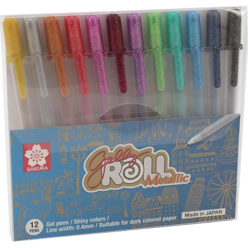 Sakura Gelly Roll - 12 Colors 0.4 mm