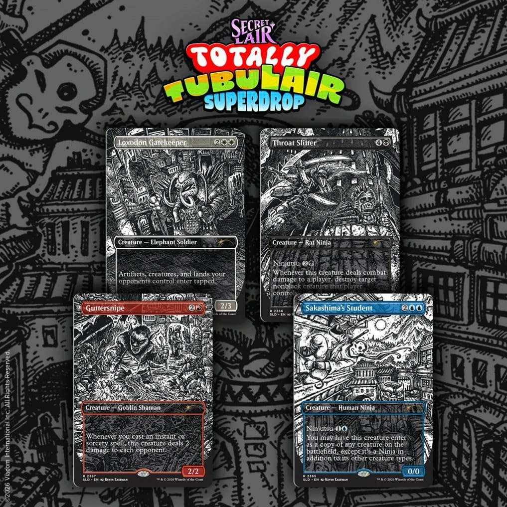 Secret Lair Featuring Kevin Eastman - 4 pcs