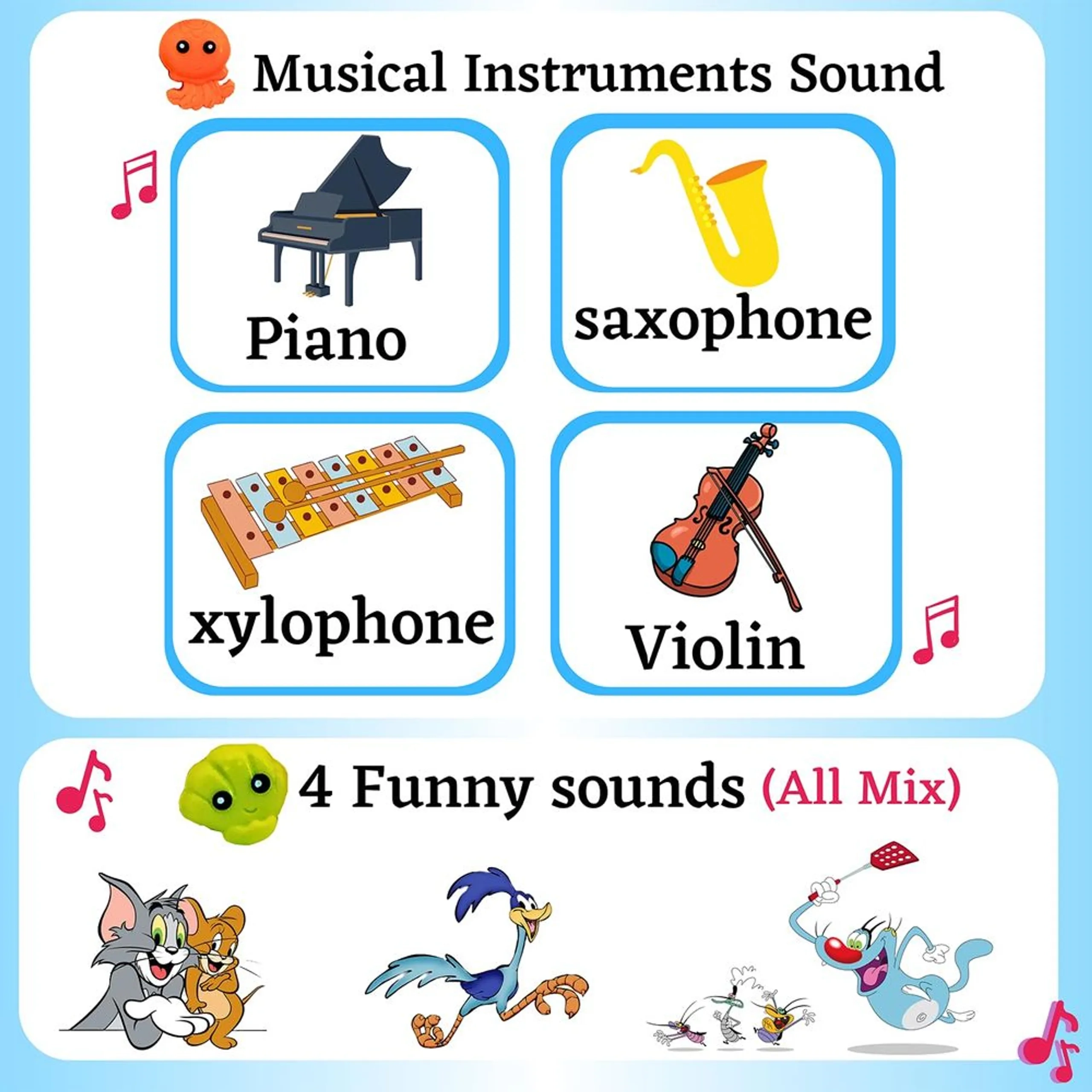 5-In-1 Musical Activity Cube - Suitable for 12 months and above