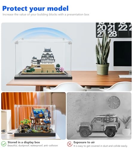 Acrylic Display Case for LEGO Architecture Castle Himeji 21060