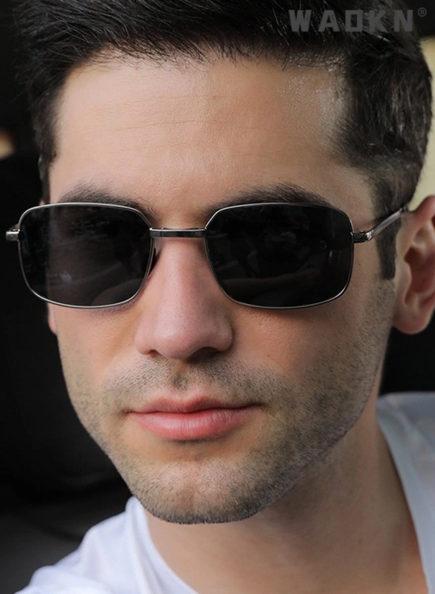 Foldable Sunglasses - 61 mm Grey