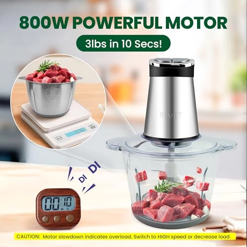 Electric Food Chopper - 12 cups