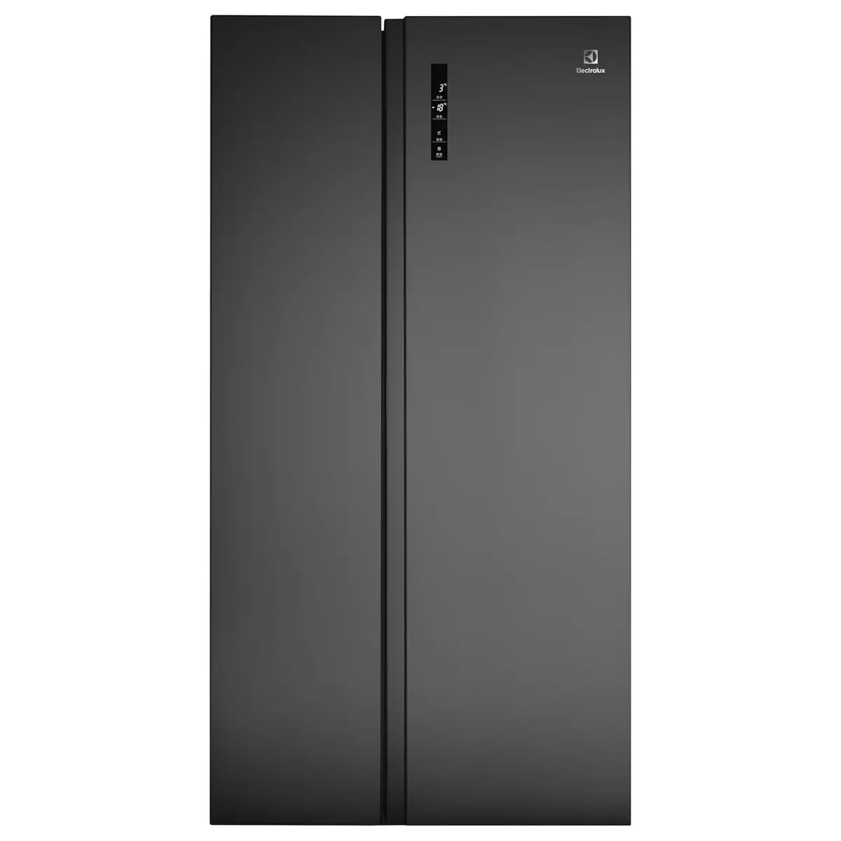 Electrolux Side By Side Refrigerator - Matte black steel Inverter compressor