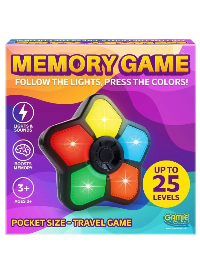 Gamie GM-2834 - Handheld Electronic Memory Game