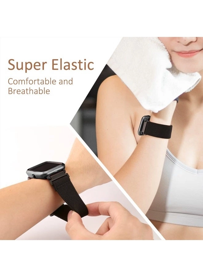 3 Pack 22MM Stretchy Nylon Watch Band for Amazfit GTR 4/GTR 3 Pro/GTR 3/GTR 2/2e/GTR 47mm, Garmin Vivoactive 4, Venu 2, Forerunner 255, Samsung Galaxy Watch 3/Galaxy Watch 46mm, Gear S3, Fossil Gen 5E, Ticwatch Pro 3, Huawei Watch 3, GT 2 46mm/GT3 46MM, Polar Vantage M