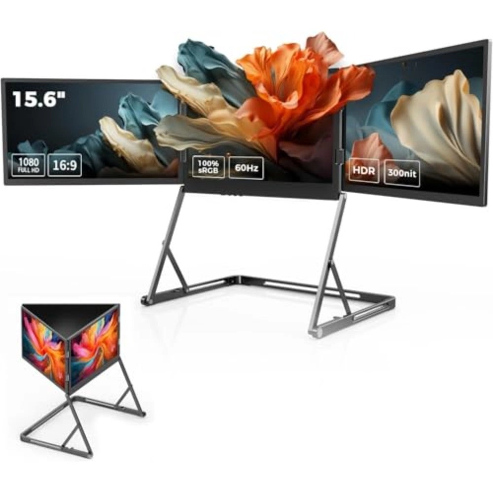 Generic Laptop Monitor Extender - 15.6" 1080P IPS HDR