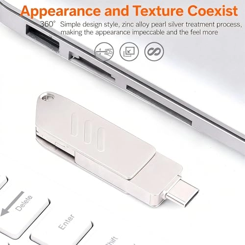3 in 1 Flash Drive - USB 3.0 Type-C Lightning 1TB