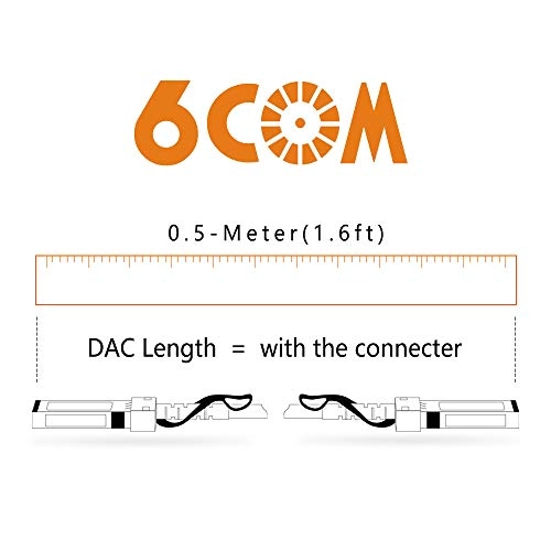 10G SFP+ DAC Cable - 0.5-Meter(1.6ft)