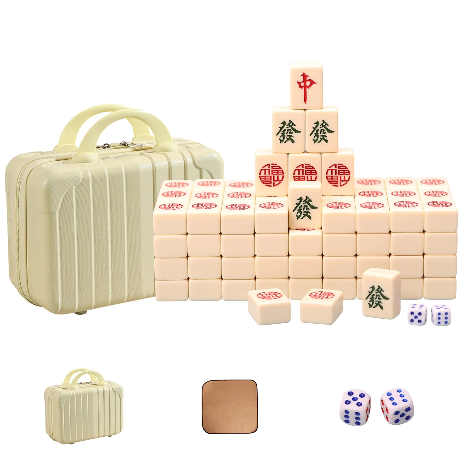 VPH Wei Hui - 42mm 144 Ivory mahjong tiles