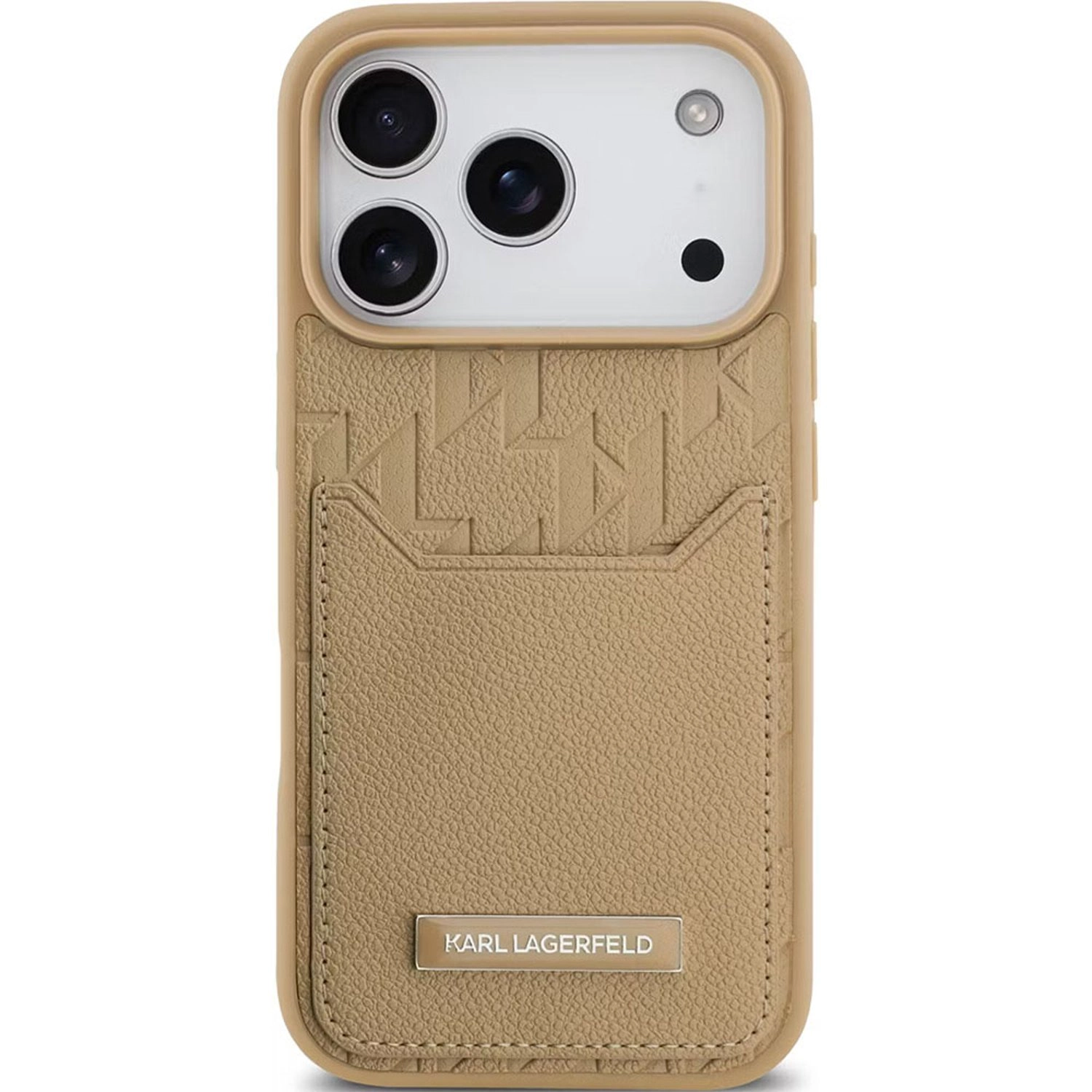 PU Grained Case with Card Holder for iPhone 17 Pro Max