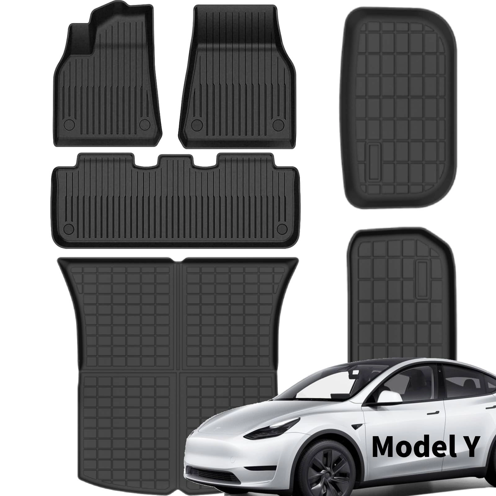 SEALIGHT Tesla Model Y Floor Mats - 2021-2024 1st & 2nd Row