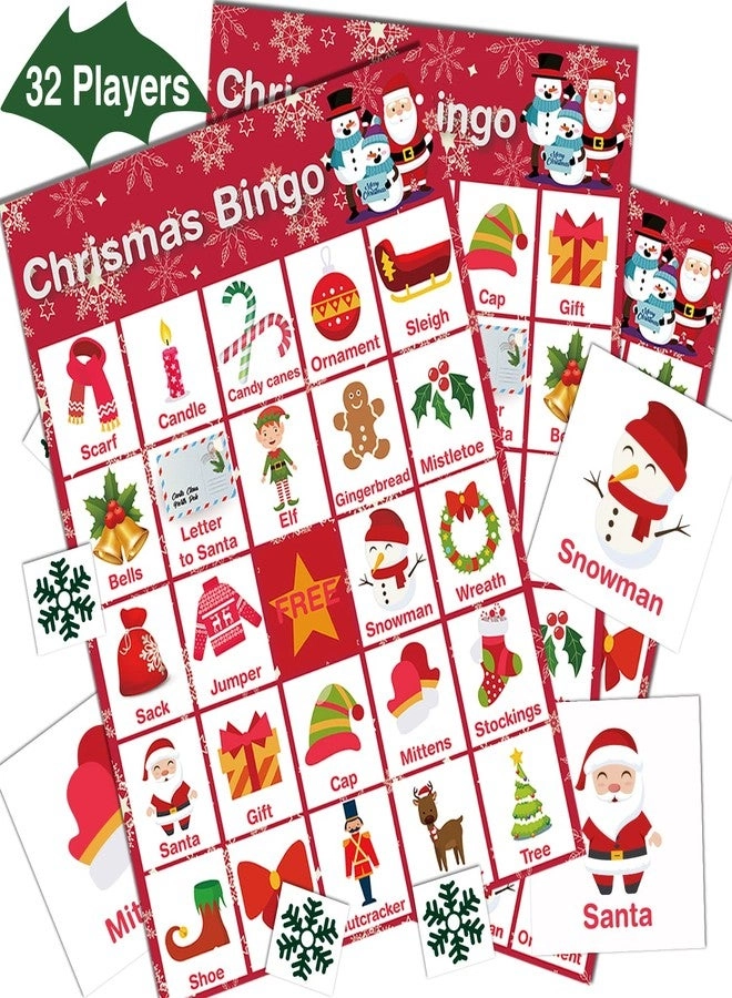 Christmas Bingo Game Cards
