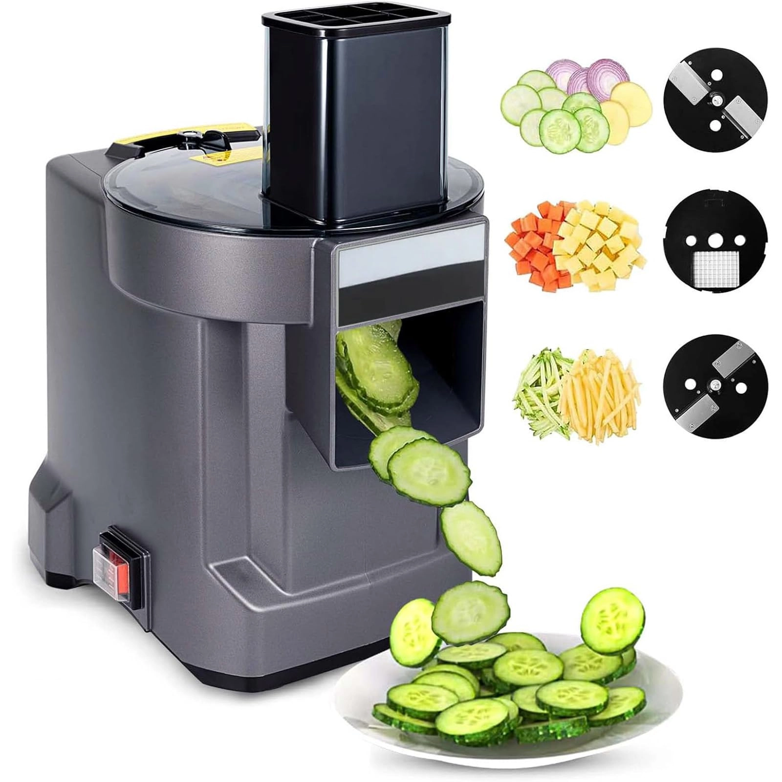 3-in-1 Electric Vegetable Cutter - 100W