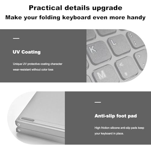Foldable Bluetooth Keyboard - Wireless