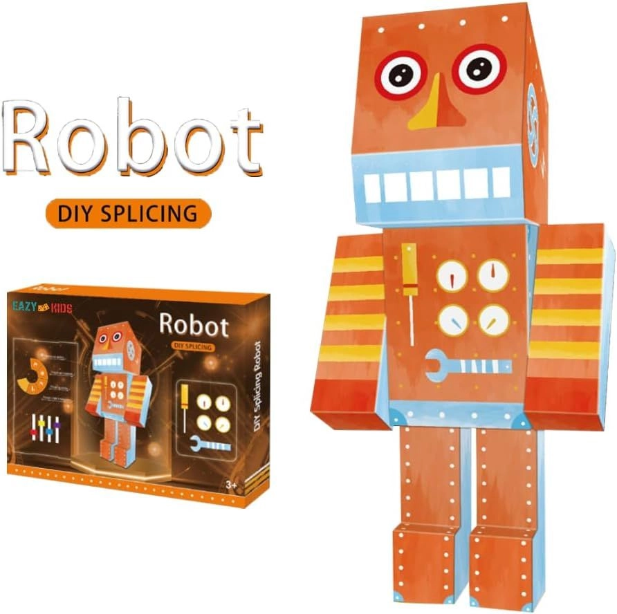 DIY Doodle Colouring Art Kit - Robot - 3+ years