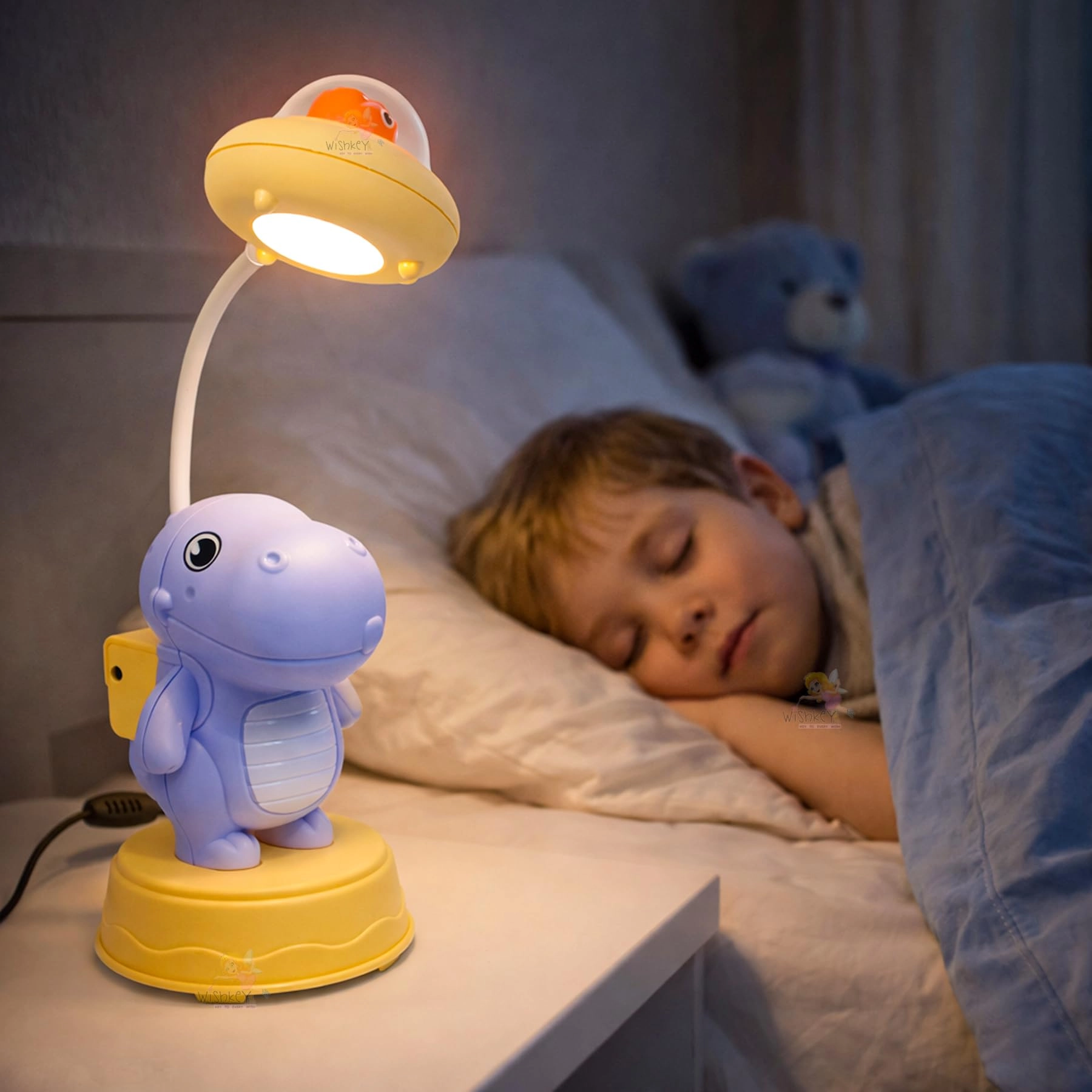 2-in-1 LED Desk Lamp - Pencil Sharpener Rechargeable