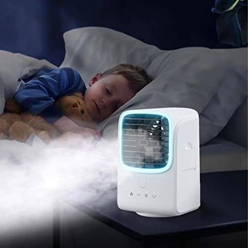 Mini Air Cooler - Portable 1L Water Tank 3 Adjustable Speeds