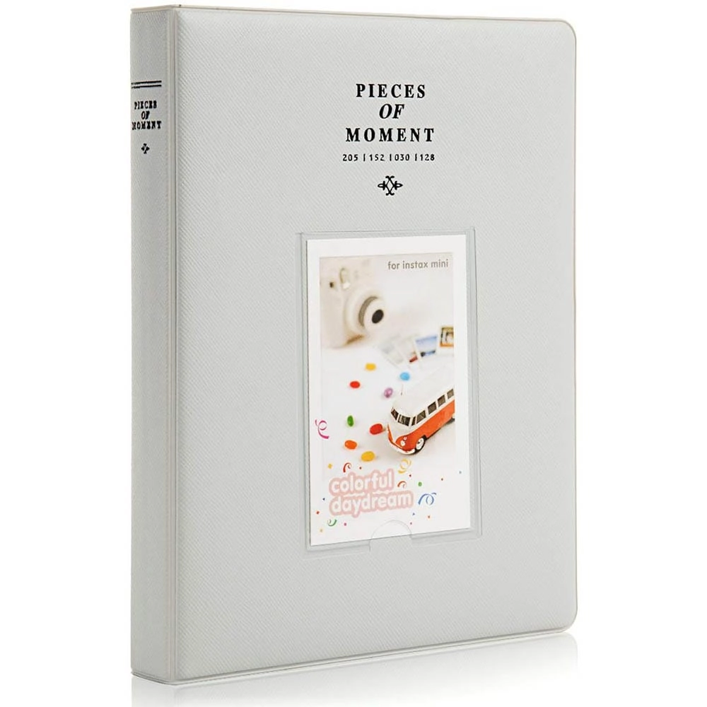 Ozone 128 Pockets Mini Photo Album - Grey Name Card