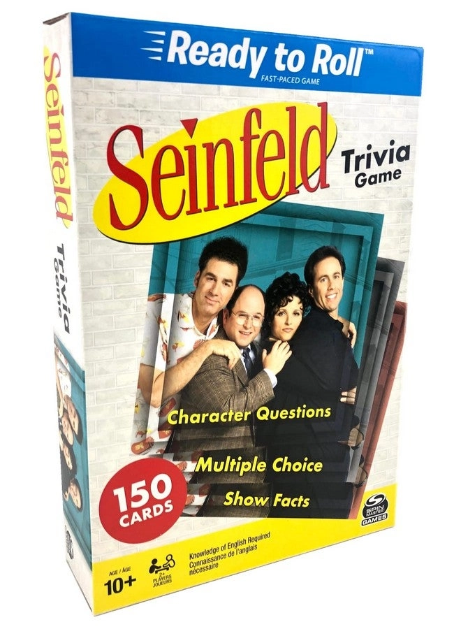 SPIN MASTER GAMES Seinfeld TV Show - Trivia Game - 150 Cards Age 10 and Up