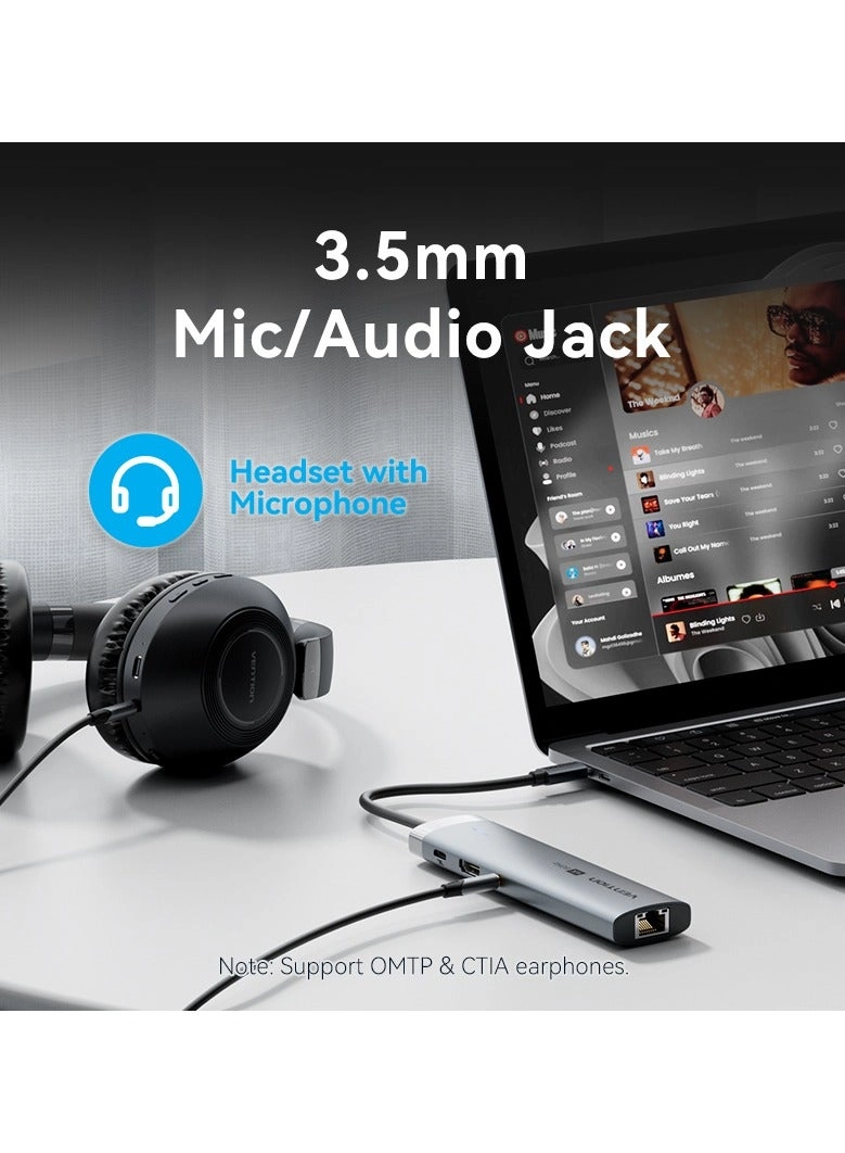 9-in-1 USB-C Docking Station - USB-C MacBook Pro/Air Dell HP Lenovo